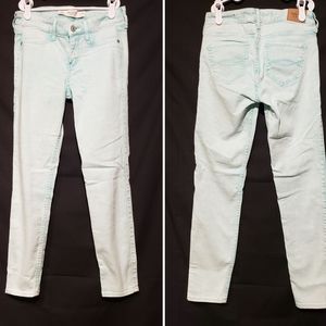 Abercrombie& fitch mint color jeans